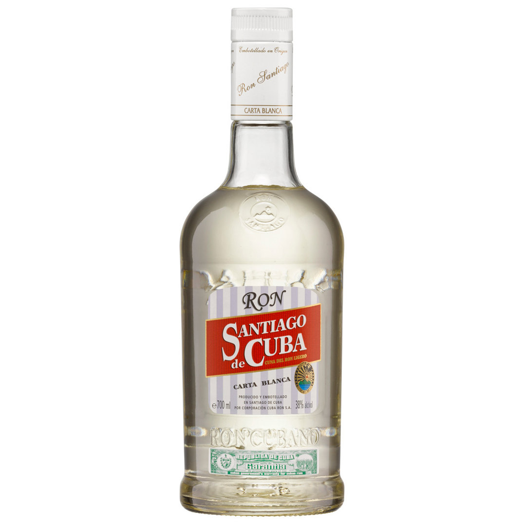 RON SANTIAGO DE CUBA CARTA BLANCA