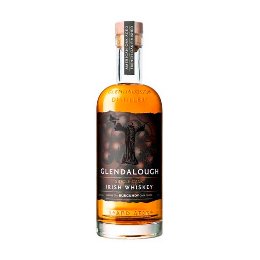 GLENDALOUGH SINGLE CASK GRAND CRU BURGUNDY FINISH SINGLE GRAIN IRISH WHISKEY